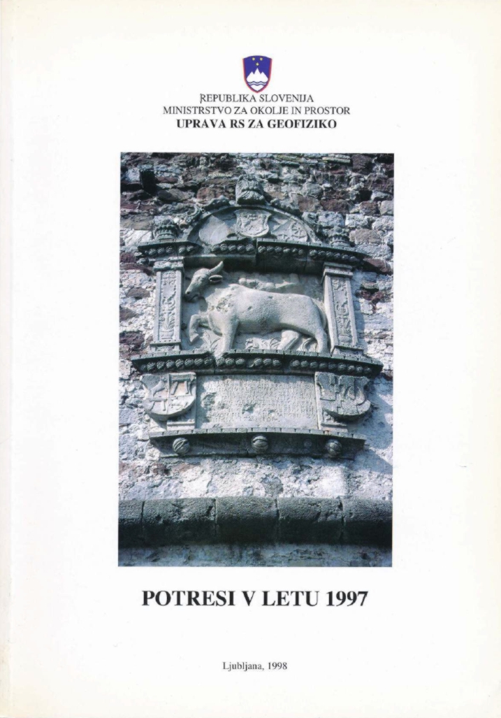 Potresi v letu 1997