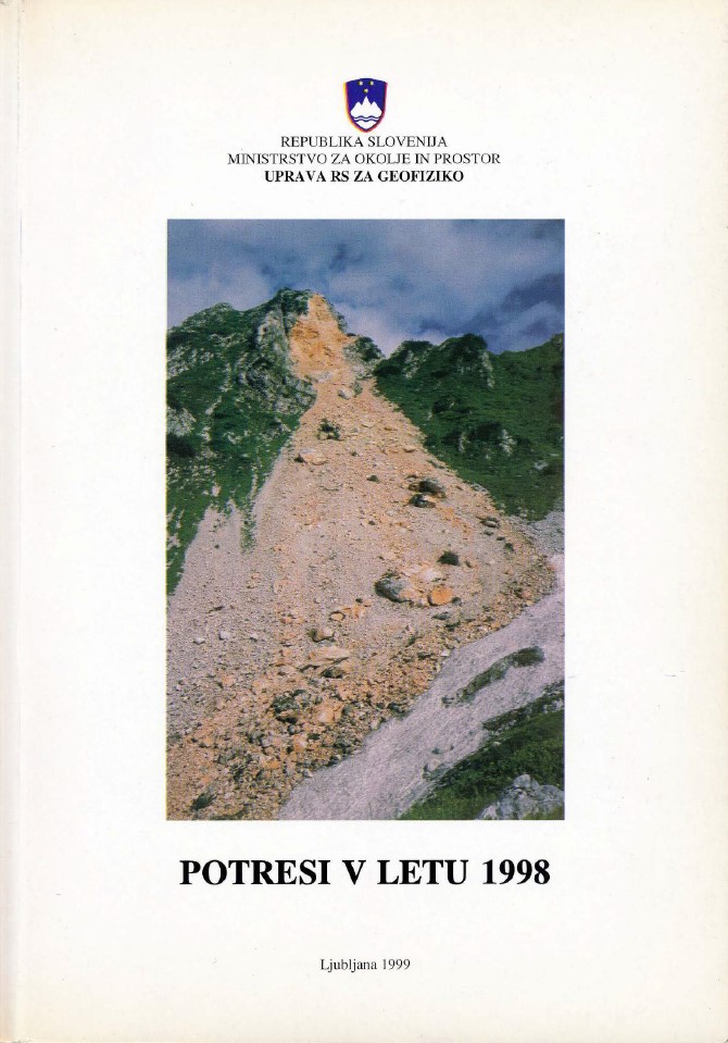 Potresi v letu 1998